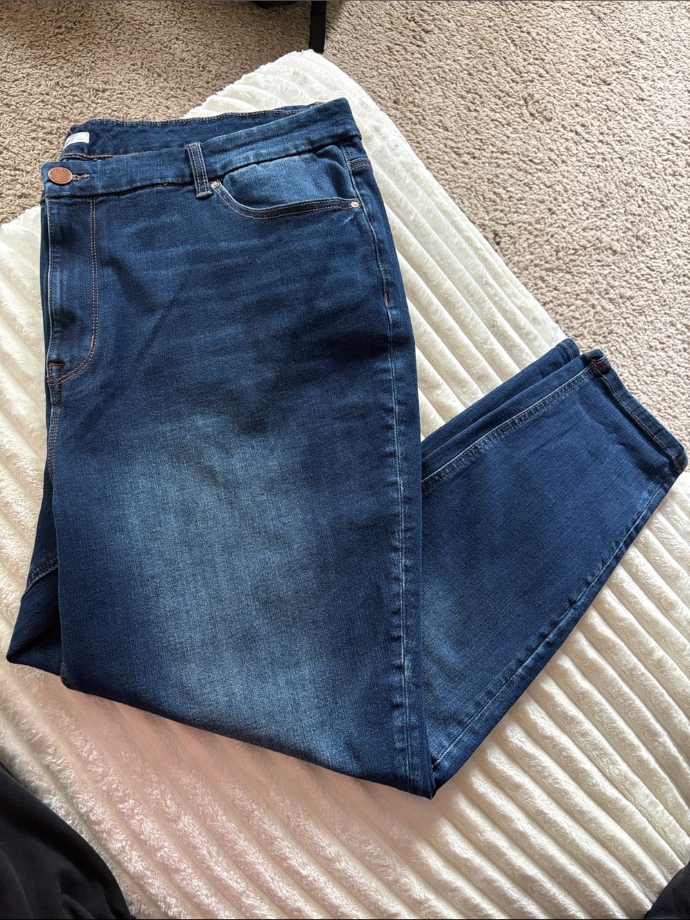 Maurices Classic Dark Blue Women’s High Waisted Stretch Skinny Jegging Jeans